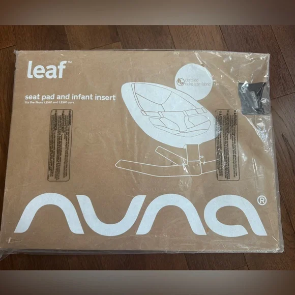 nuna Leaf Seat Pad and Infant Insert - Brown - Picture 3 of 5